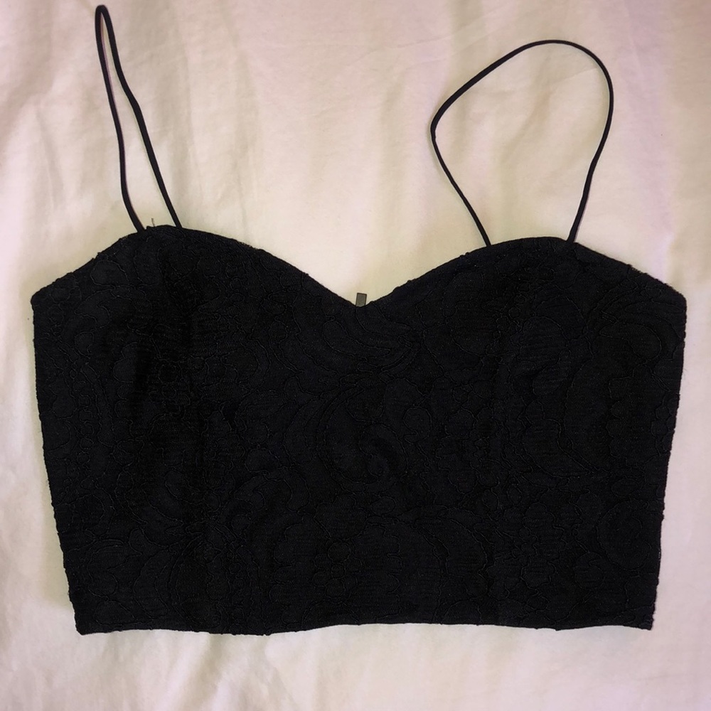 Lace crop top